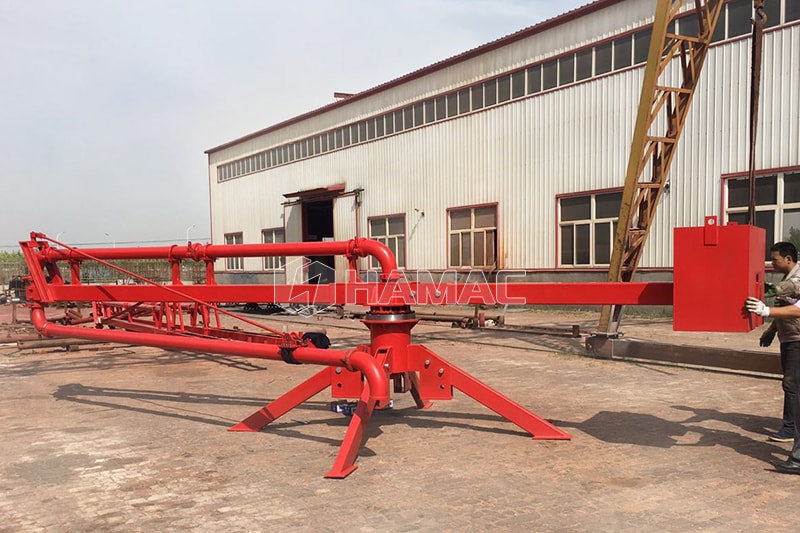 Manual type concrete placing boom in Mauritius