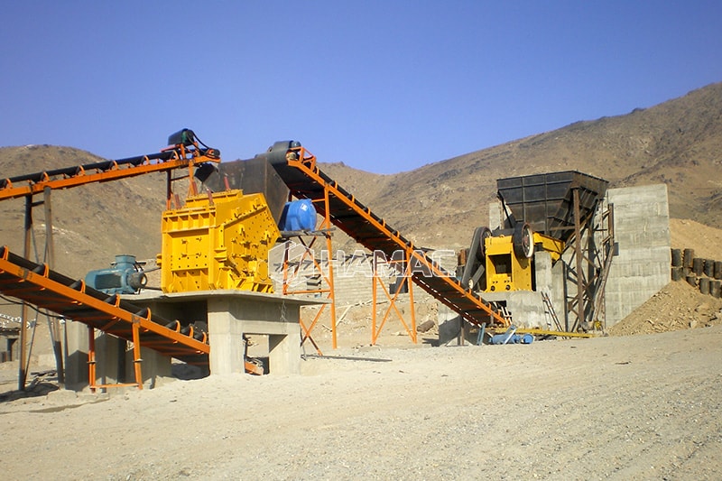 PE750X1060 jaw crusher & PF1315 impact crusher