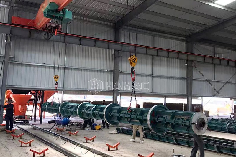 Concrete pole plant works in Bangladesh