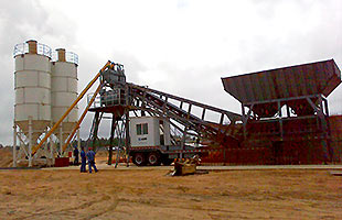 Mobile Concrete Batching Plant