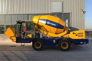 HMC250 Self-loading concrete mixer in Kazakhstan