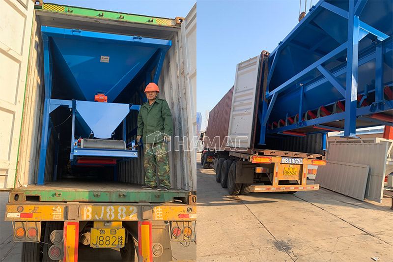 QT4-15 Concrete Block Making Machine Was Delivered to Peru